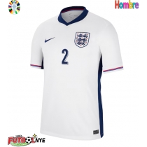Camiseta Inglaterra Kyle Walker #2 Primera Equipación Eurocopa 2024 manga corta
